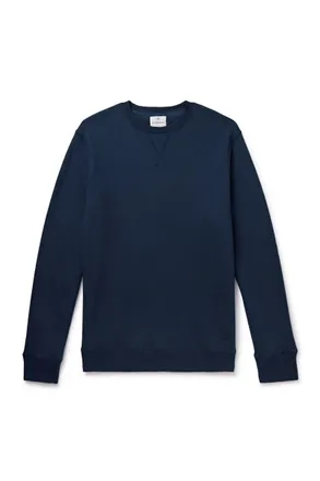Kingsman Logo-Embroidered Cotton and Cashmere-Blend Jersey Sweatshirt