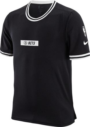 Nike x Nba Dri-fit Brooklyn Nets Courtside T-Shirt Black DR2263-010