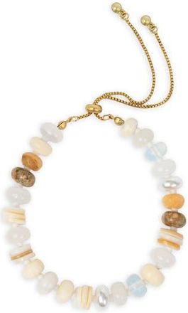 Saachi Beaded Slider Bracelet in Natural at Nordstrom Rack