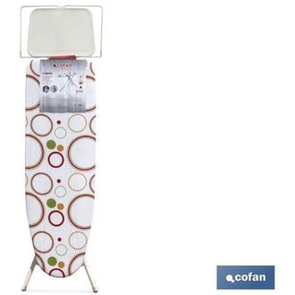 cofan Tabla Planchar 120x38 Cm Modelo Cesena Dise&ntilde;o 1, Tabla De Planchar Modelo Cesena Con Bandeja Especial Para Centro De Planchado. Tiene La Posibilidad D