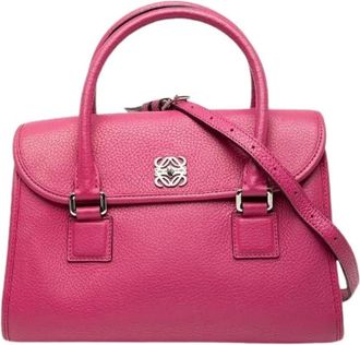 Loewe Pre-owned Handbags, female, Pink, Size: ONE SIZE Pre-owned Handbag