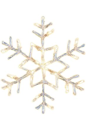 Eglo Led-Dekoleuchte, Wei&szlig;, Metall, Kunststoff, 2.8x40x40 cm, Dekoration, Weihnachtsdekoration, Weihnachtsbeleuchtung