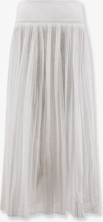 R&oacute;he Gonna plissettata in cotone - ROHE - gender_Woman