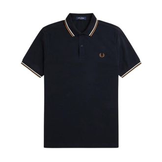 Fred Perry Hombre, Camisetas, Azul, Talla: 2XL