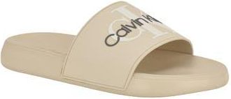 Calvin Klein Wythe Slide Sandal in Medium Natural at Nordstrom Rack, Size 13
