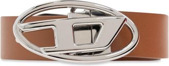 Diesel B-1dr leather belt - women - Calf Leather - 85 - Brown