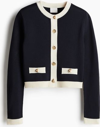 H&M Feinstrick-Cardigan - Blue
