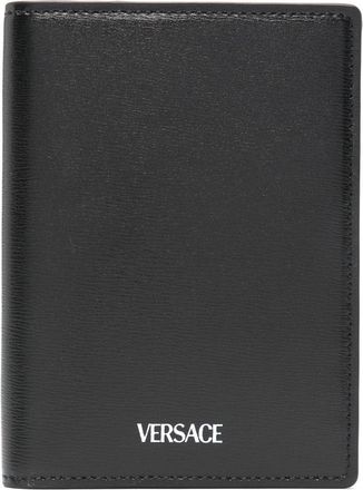 Versace cargo card holder - men - Calf Leather - One Size - Black