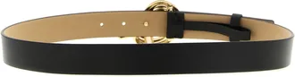 Fabiana Filippi Sculptural Knot Buckle Belt - Black