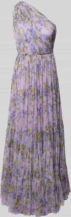 Lace & Beads Abendkleid mit gelegten Falten in Flieder, Gr&ouml;&szlig;e XXS