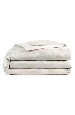 DKNY Illusion Duvet Cover in Ivory at Nordstrom, Size Queen