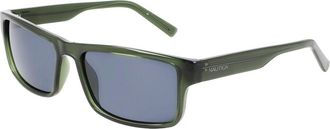 Nautica N906SP Polarized 325 Mens Sunglasses Green Size 58