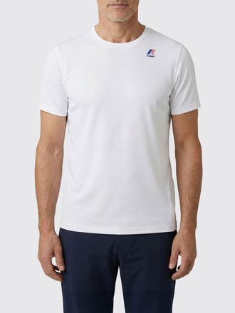 K-Way T-shirt Leonide in cotone con logo K-way