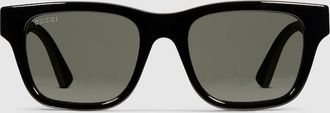 Gucci Square Frame Sunglasses, Black