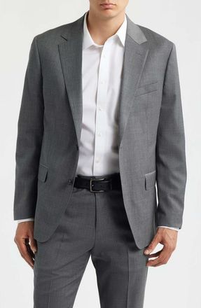 Bonobos Jetsetter Standard Fit Grey Stretch Wool Suit Jacket at Nordstrom, Size 42 Regular