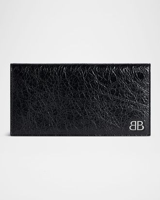 Balenciaga Mens Monaco Vertical Long Wallet