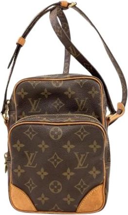 Louis Vuitton Pre-owned Vintage Monogram Schoudertas - Dames - Vintage Schoudertas - Bruin - ONE Size - Vintage