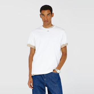 Diesel Regular T-shirt with crew neck and Oval D - T-Shirts - Man - White