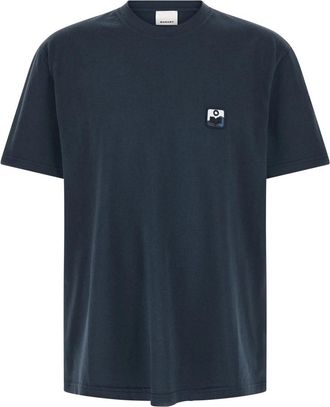 Isabel Marant T-Shirts, male, Blue, XL, Hugo T-shirt