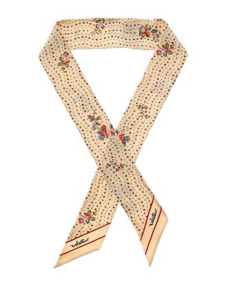 Valentino Papier Floreal Silk Scarf