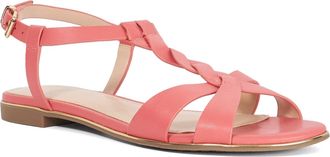 Dune London Ladies LYLAR T-Bar Plaited Sandals Size UK 3 Casual Sandals