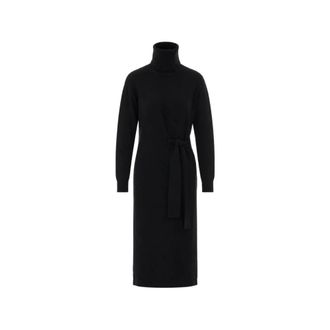 Liu Jo Gebreide Jurk - Dames - Jurken - Zwart - Maat: L Viscose
