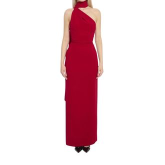 Solace London Demi Maxi Jurk - Dames - Avondkleed - Rood - S - Polyester - Kleedjes