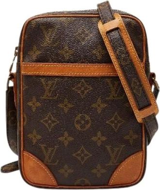 Louis Vuitton Pre-owned Cross Body Bags, female, Brown, Size: ONE SIZE Pre-owned Danube Monogram Shoulder Bag