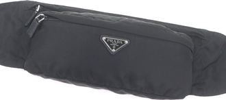 Prada Black Pouch Shoulder Bag Sling Bag (Pre-Owned)