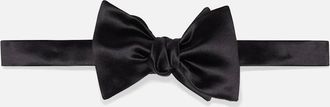 Brunello Cucinelli Mens Silk Bow Tie Black - Various - Size: OS