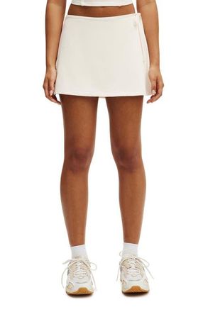 Cotton On Womens Active Wrap Skirt With Tie in Coconut Milk at Nordstrom, Size Small