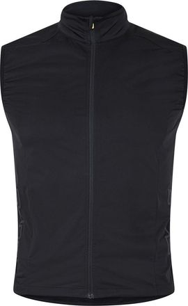 It's Skin Slank herenvest met ronde hals (Zwart)
