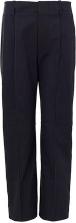 Bottega Veneta Navy Blue Cotton Womens Pant