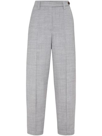 Brunello Cucinelli Pantaloni sartoriali affusolati - Grigio