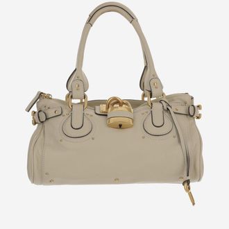 Chlo&eacute; Beige Paddington shoulder bag