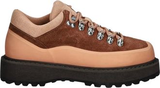 Diemme Cornaro Due Gomma - Dames - Sneakers - Bruin - 36 EU - Leer - Schoenen