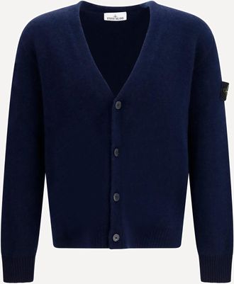 Stone Island Alpaca and wool-blend V-neck Cardigan Male XL