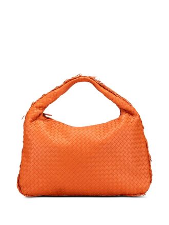 Bottega Veneta Borsa passepartout Intrecciato Fuzzy Veneta media in nappa 2011 - Arancione