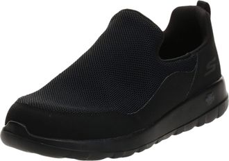 Skechers Mens Go Walk Max 54626 Extra Wide Sneaker Black Black BBK