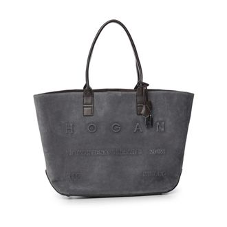Hogan Shopping Address Medium - Dames - Tassen - Grijs - Maat: ONE Size Zijde