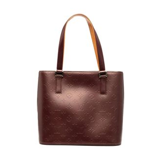 Louis Vuitton Pre-owned Handbags, female, Red, Size: ONE SIZE Pre-owned Vintage Monogram Vernis Tote Bag