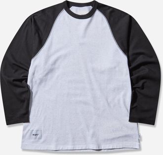 Wtaps Men s Ian Longsleeve T-Shirt Black / Light Gray
