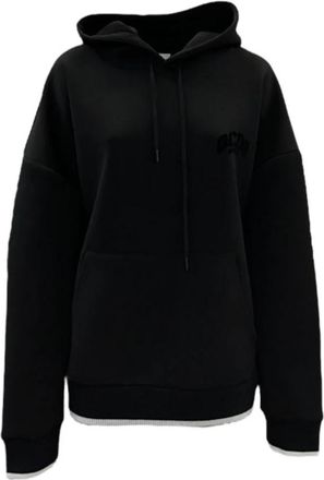 GCDS Logo Lounge Scuba Hoodie - Heren - Hoodies - Zwart - XL - Katoen - Hoodies & sweatvesten