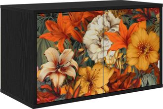 vidaXL Mueble De Tv Montado En La Pared Gennep 69 X 33 X 40 Cm Vidaxl