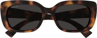 Gucci Gg 1979Sk Zonnebril - unisex - Zonnebrillen - Bruin - 55 MM - Accessoires