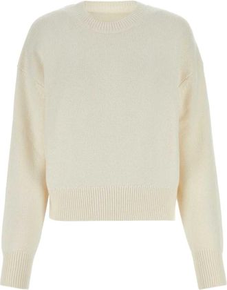 Givenchy Truien & Vesten, Dames, Wit, S, Trui met ronde hals