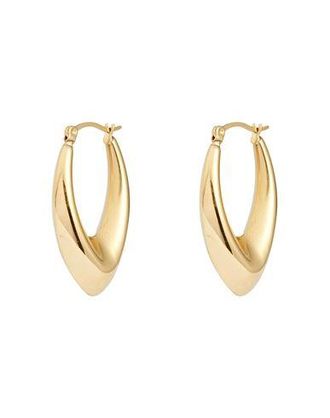 8 by YOOX GOLDEN DROP HOOPS