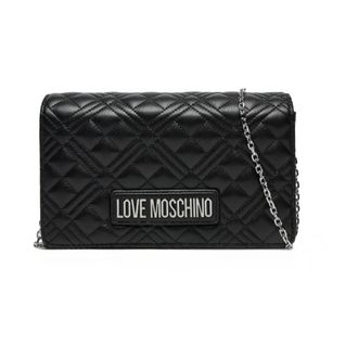 Love Moschino Cross Body Bags, female, Black, Size: ONE SIZE Quilted Pochette