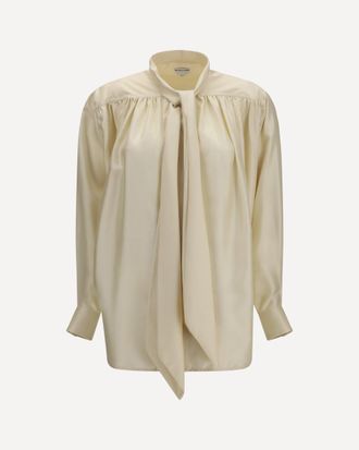 Bottega Veneta Camicia in twill di seta Woman 38