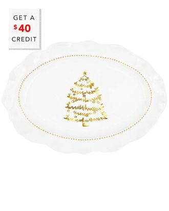Vietri Vietri Giorno Di Festa Oval Platter With $39 Credit